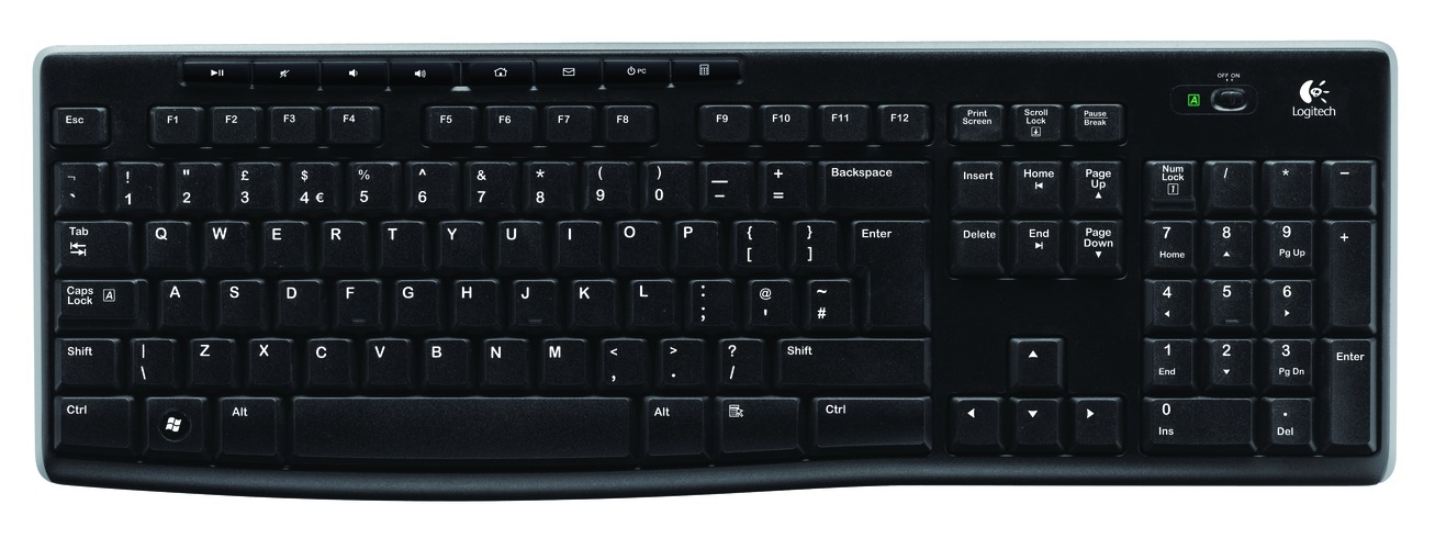 LOGITECH K270 TAM BOYUTLU KABLOSUZ TÜRKÇE KLAVYE-SİYAH 920-003761