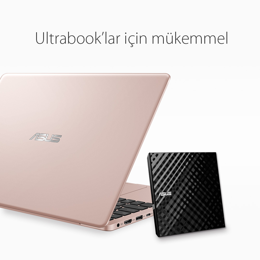 ASUS SDRW-08D2S-U LITE 8X HARİCİ DVD YAZICI M-DİSC DESTEKLİ SİYAH