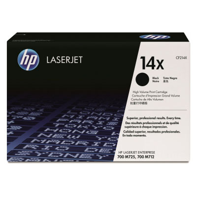 HP CF214XH (14X) SIYAH TAAHHUTLU YUKSEK KAPASITELI TONER 17.000 SAYFA