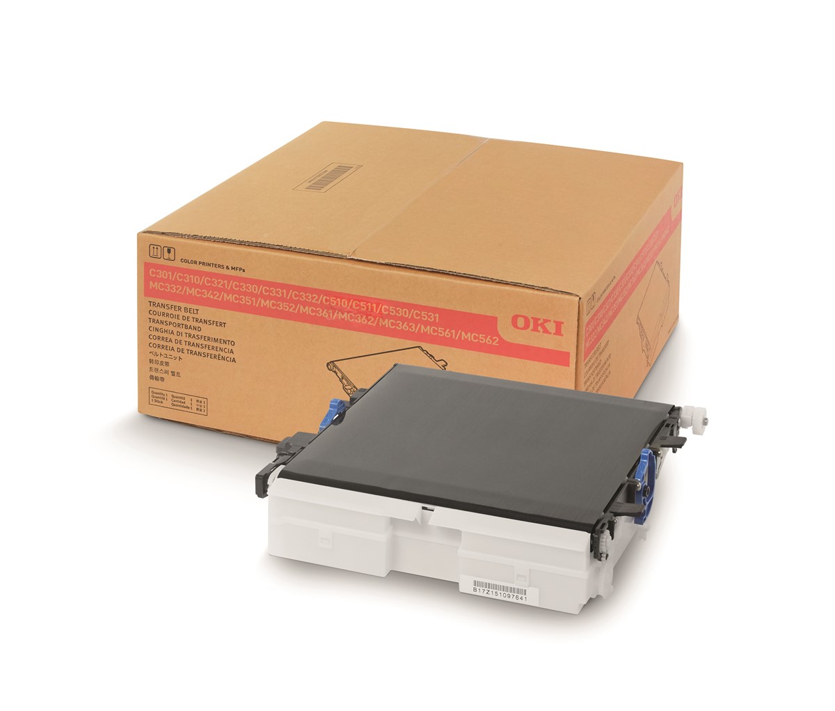 OKI 44472202 TRANSFER BELT / C301,C332,C531,C310,330,510,530,MC342, MC352, MC362, MC562, MC351, MC363, MC561, ES5430, ES5431, ES5461, ES5462 / 60K