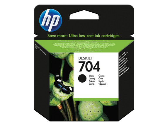HP CN692AE No:704 Siyah Orijinal 6ml Pigment Bazlı Yaklaşık 480 Sayfa Mürekkep Kartuşu