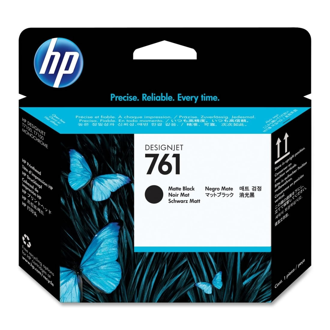 HP  CH648A (761) MAT SIYAH VE MAT SIYAH DESIGNJET BASKI KAFASI