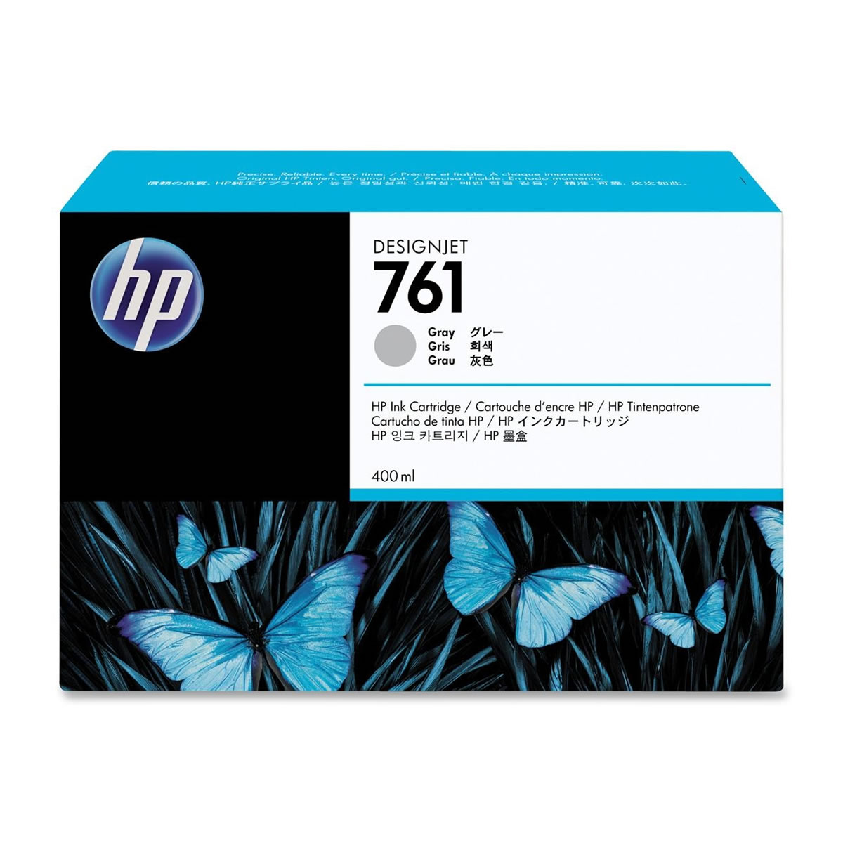 HP  CM995A (761) GRI 400 ML GENIS FORMAT MUREKKEP KARTUSU