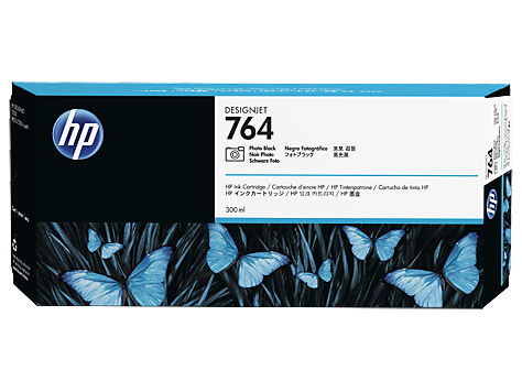 HP C1Q17A (764) FOTOGRAF SIYAHI 300 ML GENIS FORMAT MUREKKEP KARTUSU