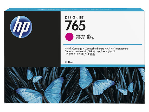 HP F9J51A (765) MACENTA 400 ML GENIS FORMAT MUREKKEP KARTUSU