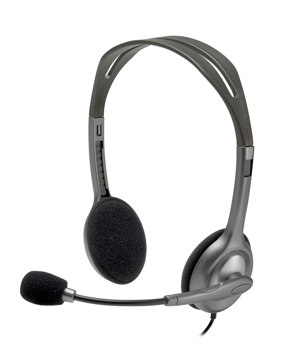 LOGITECH H111 KABLOLU STEREO KULAKLIK-GRİ A-00021 981-000593