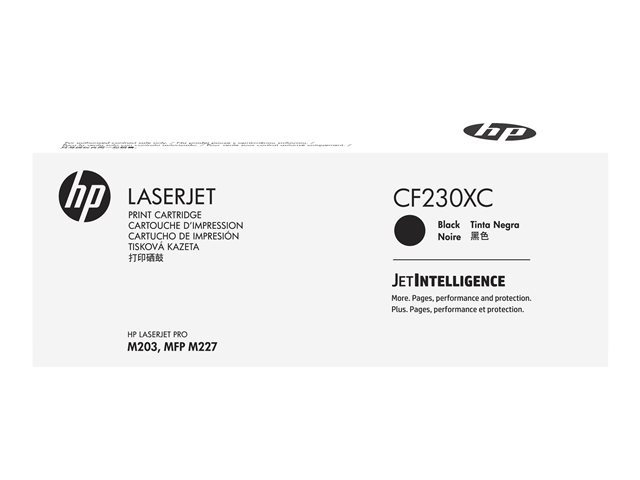 HP CF230XC (30X) SIYAH TAAHHUTLU YUKSEK KAPASITELI TONER 6.900 SAYFA