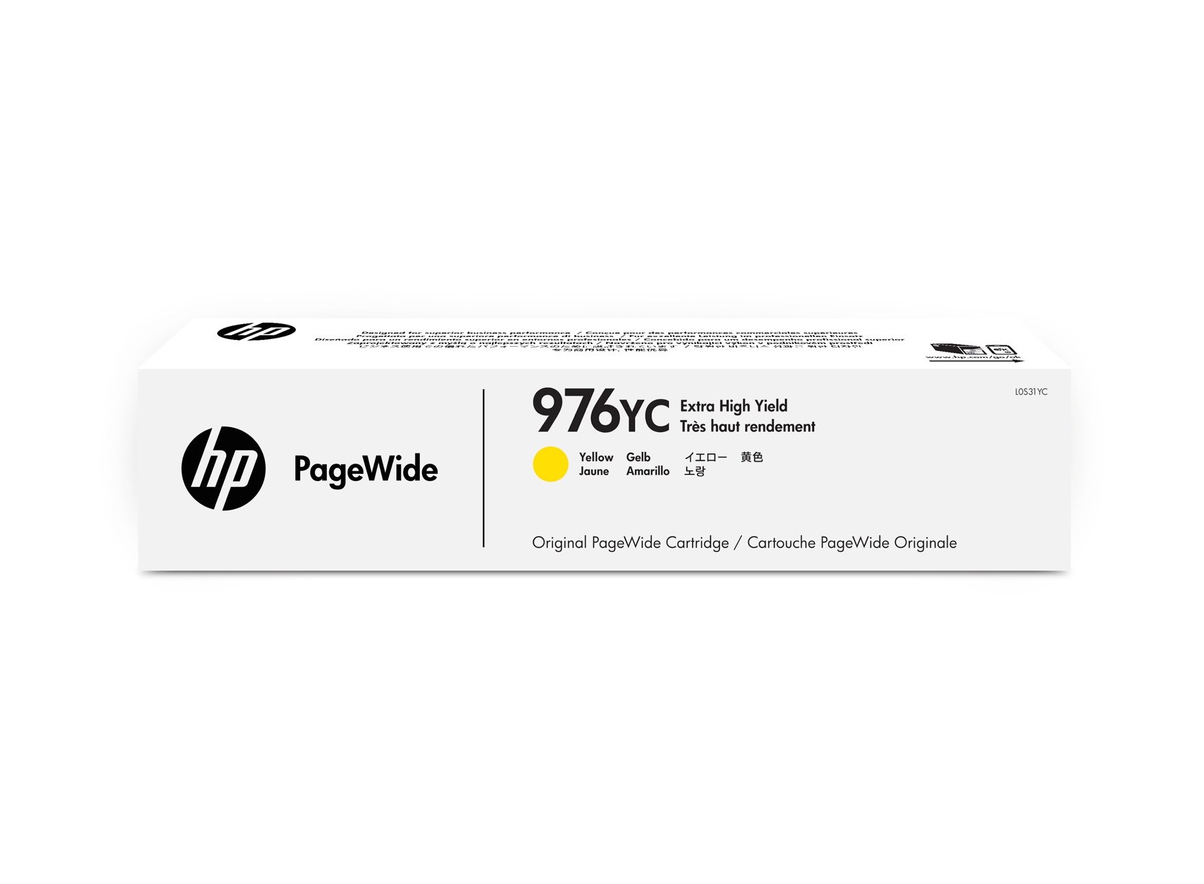 HP L0S31YC (976YC) SARI EKSTRA YUKSEK KAPASITELI PAGEWIDE MUREKKEP KARTUSU 13.000 SAYFA