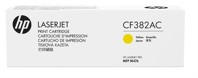 HP CF382AC (312A) SARI TAAHHUTLU TONER 2.700 SAYFA
