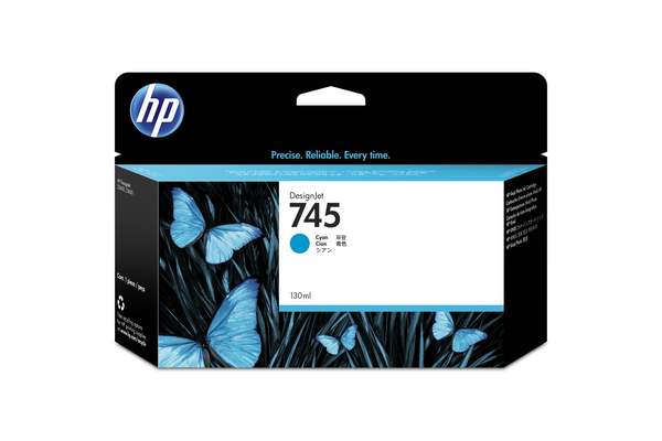 HP  F9J97A (745) CYAN 130 ML GENIS FORMAT MUREKKEP KARTUSU