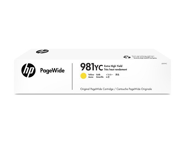 HP L0R19YC (981YC) SARI EKSTRA YUKSEK KAPASITELI MUREKKEP KARTUSU 16.000 SAYFA