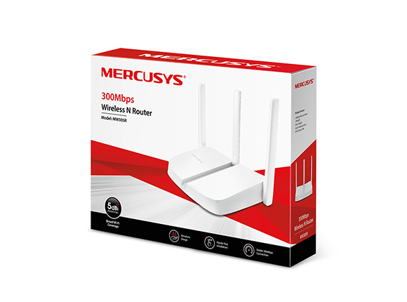 TP-LINK MERCUSYS MW305R 300Mbps KABLOSUZ N ROUTER - 4