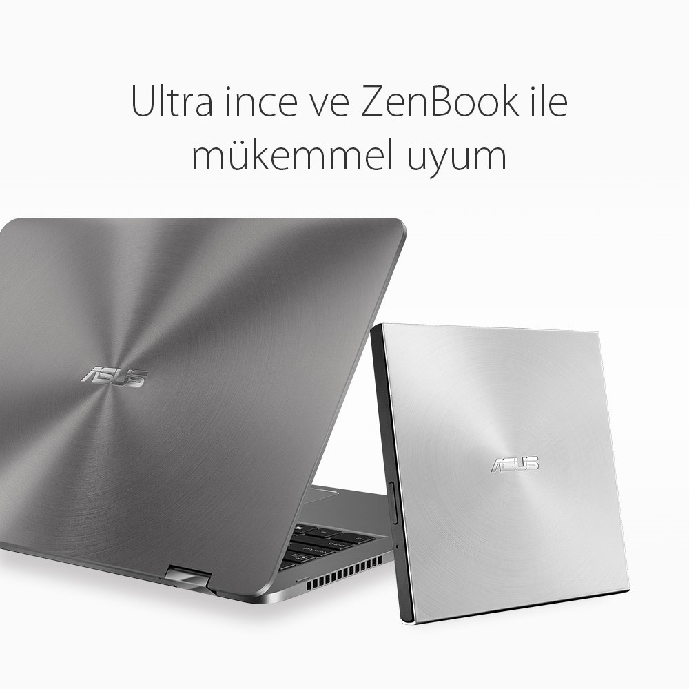 ASUS SDRW-08U5S-U Ultra İnce Taşınabilir Harici DVD/CD Yazıcı ve Okuyucu