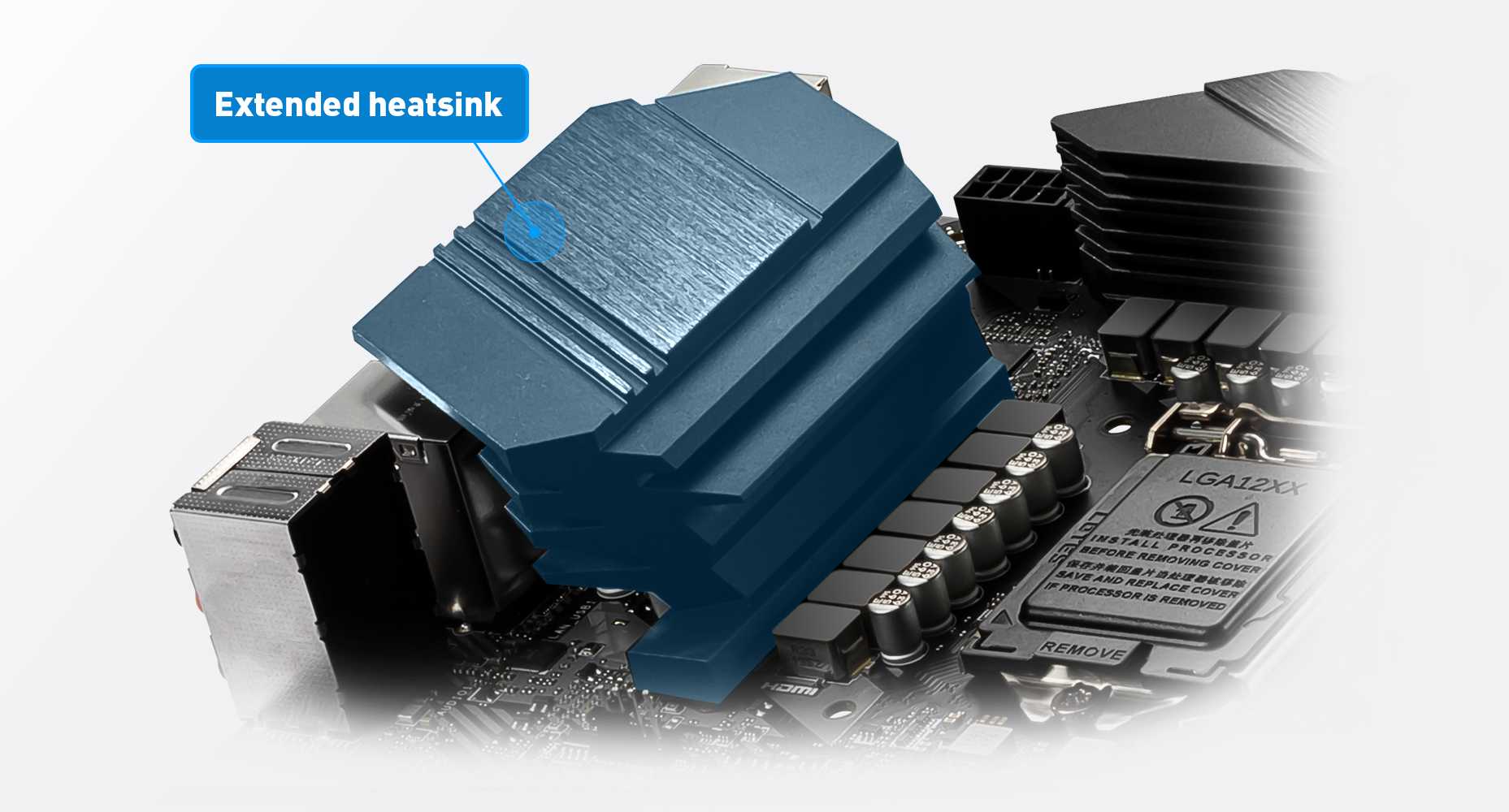 MSI Z490-A PRO EXTENDED HEATSINK