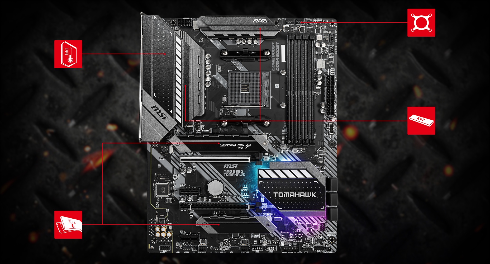 MSI MAG B550 TOMAHAWK THERMAL overview