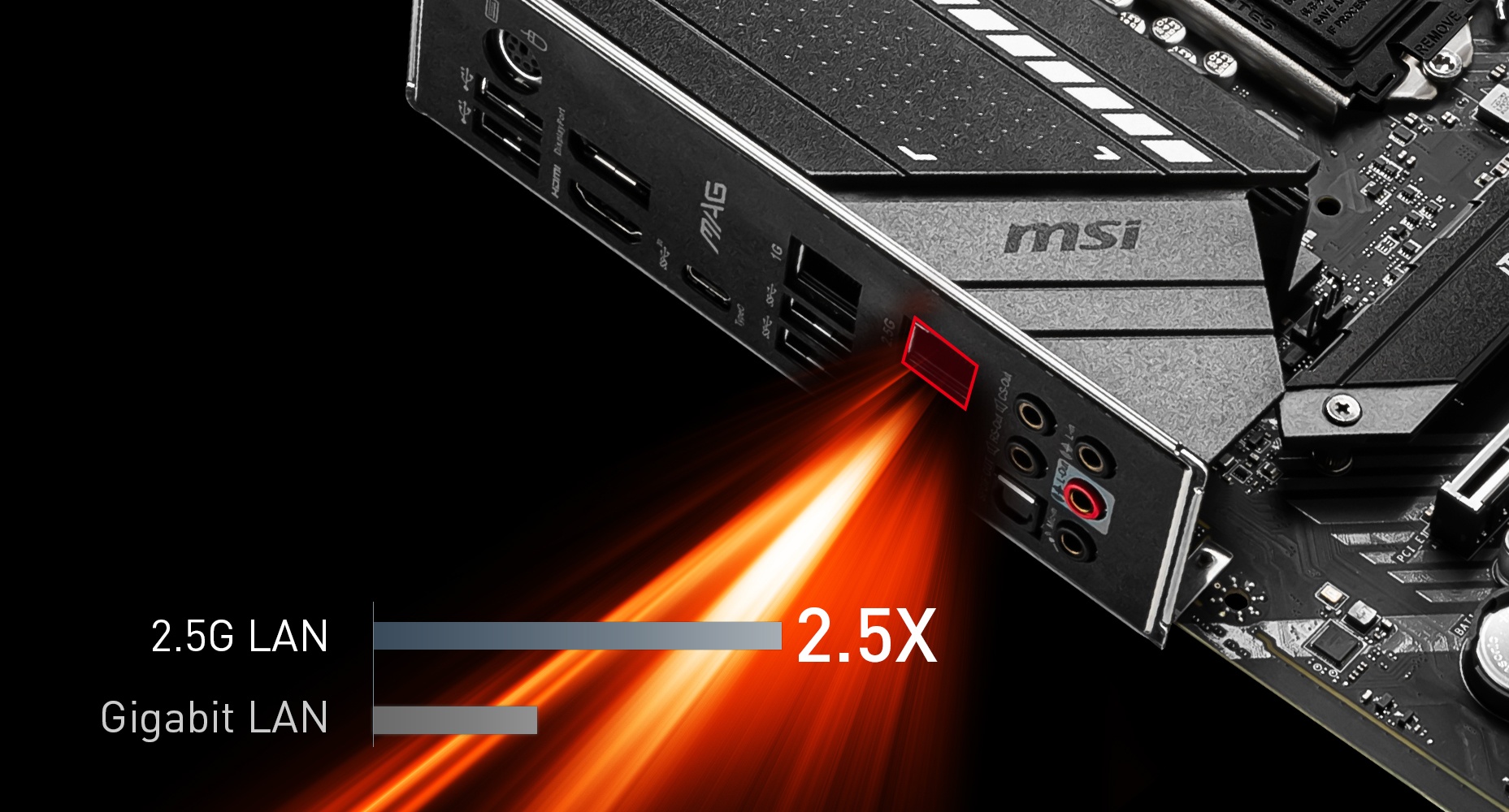 MSI MAG B460 TOMAHAWK DUAL LAN WITH 2.5G LAN