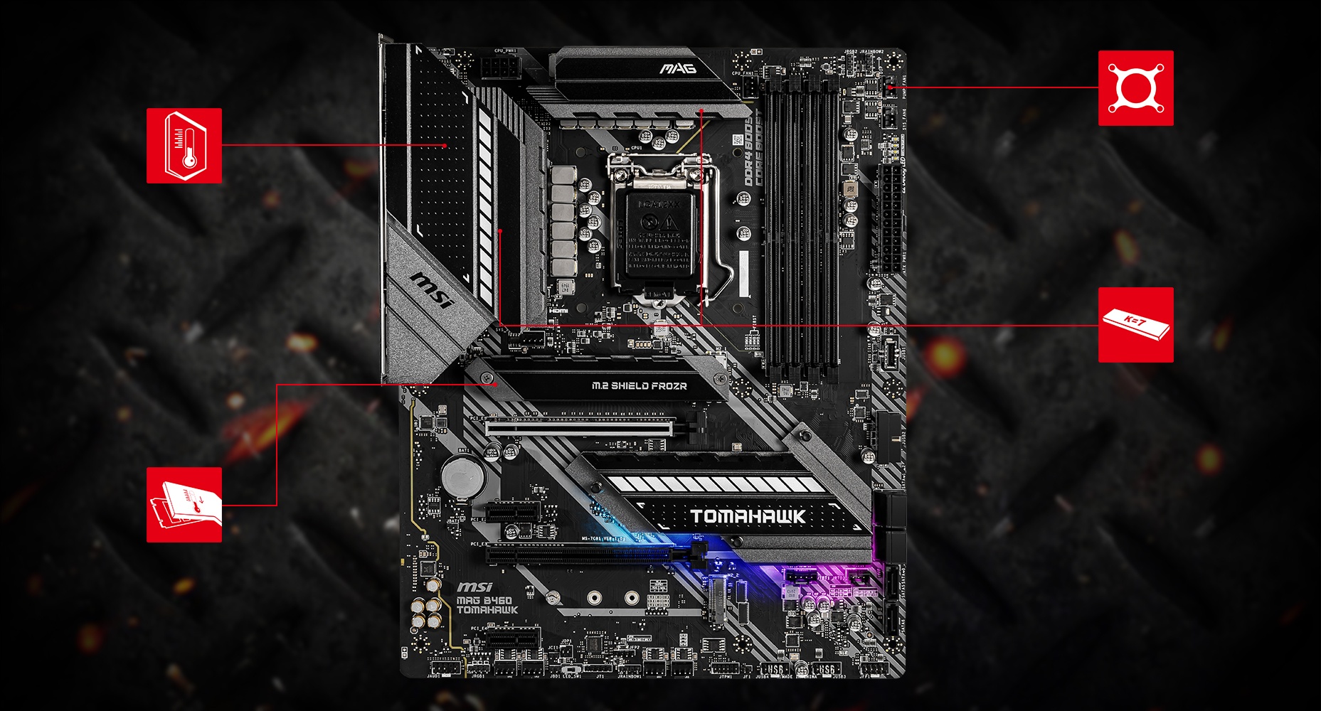 MSI MAG B460 TOMAHAWK THERMAL overview