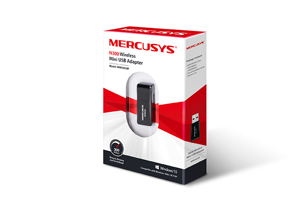TP-LINK MERCUSYS MW300UM 300Mbps KABLOSUZ USB ADAPTÖR - 3
