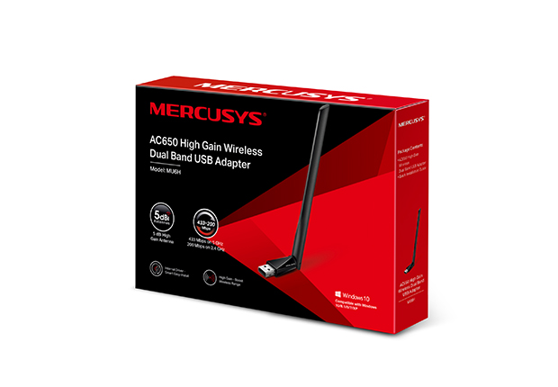TP-LINK MERCUSYS MU6H 650MBPS KABLOSUZ DUAL BAND USB ADAPTÖR - 3
