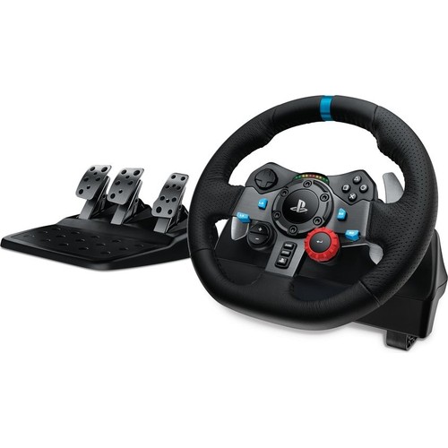 LOGITECH G G923 PS5, PS4 VE PC İLE UYUMLU YARIŞ DİREKSİYONU VE PEDALLARI - SİYAH (941-000149)