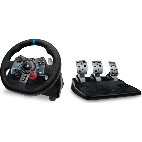 LOGITECH G G923 PS5, PS4 VE PC İLE UYUMLU YARIŞ DİREKSİYONU VE PEDALLARI - SİYAH (941-000149) - 2