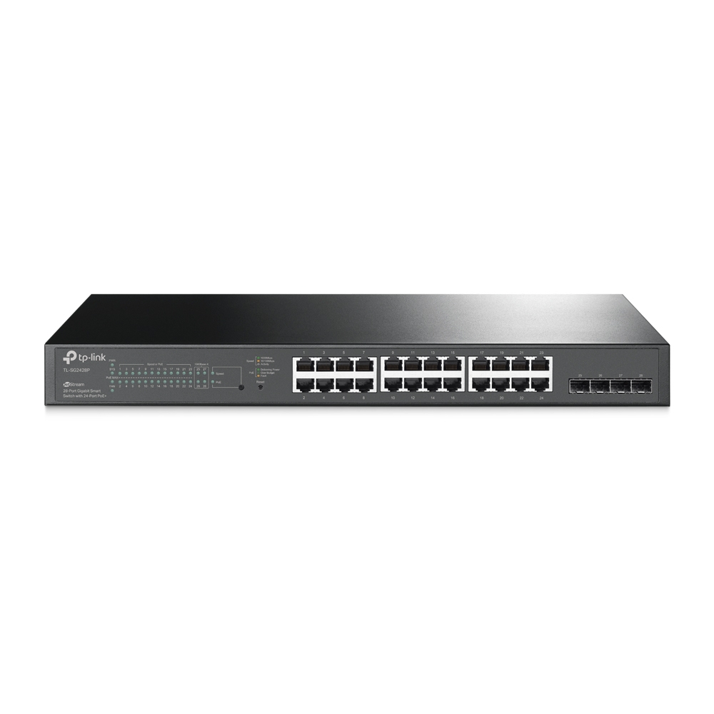 TP-LINK OMADA TL-SG2428P JETSTREAM 28 PORT 4 SFP SLOT GIGABIT SMART POE SWITCH
