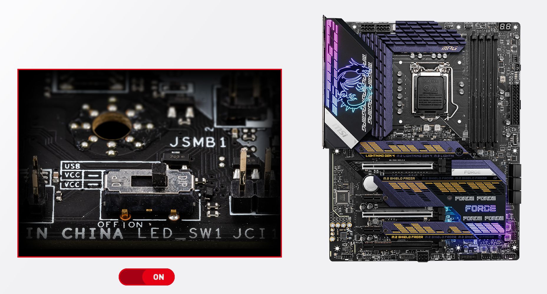 MSI MPG Z590 GAMING FORCE EZ LED CONTROL