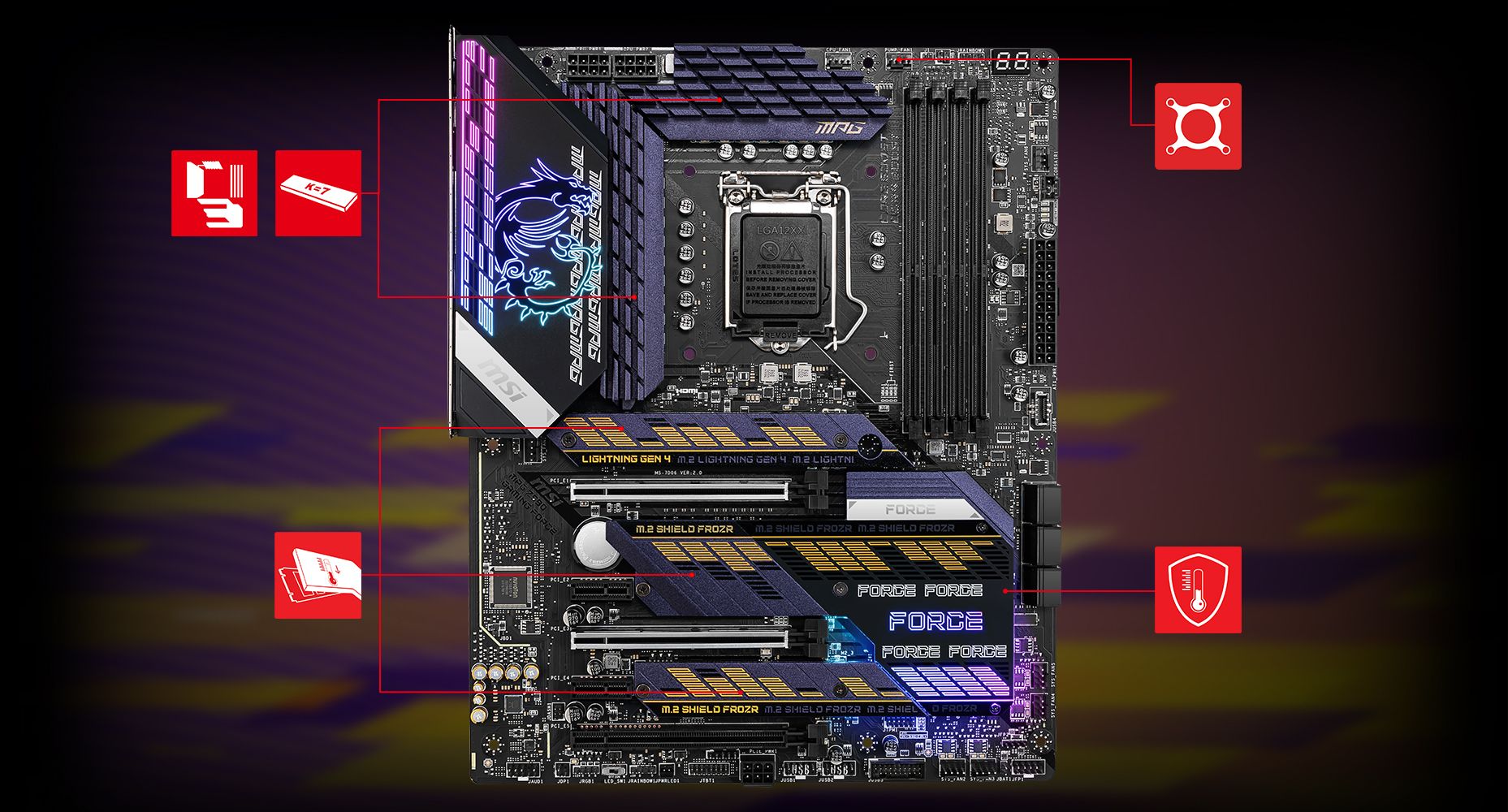 MSI MPG Z590 GAMING FORCE THERMAL overview