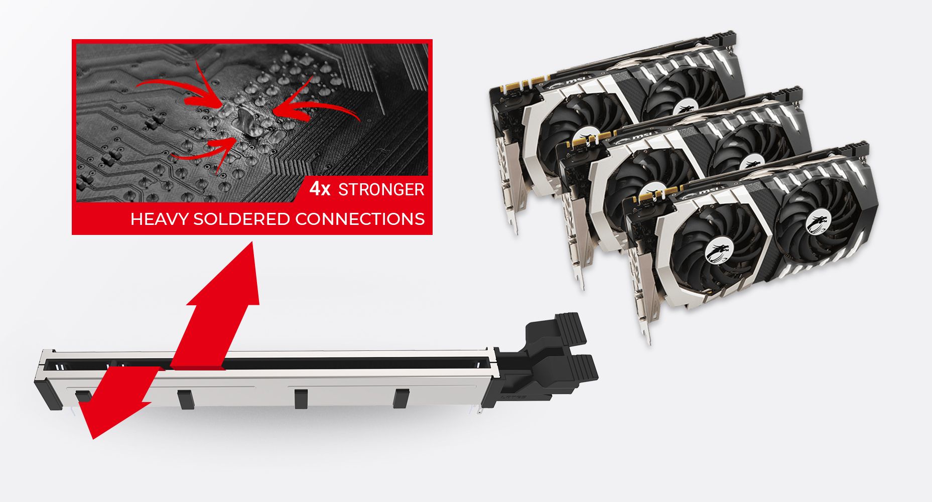 MSI MPG Z590 GAMING FORCE MULTIPLE GPU SUPPORTS AND STEEL ARMOR