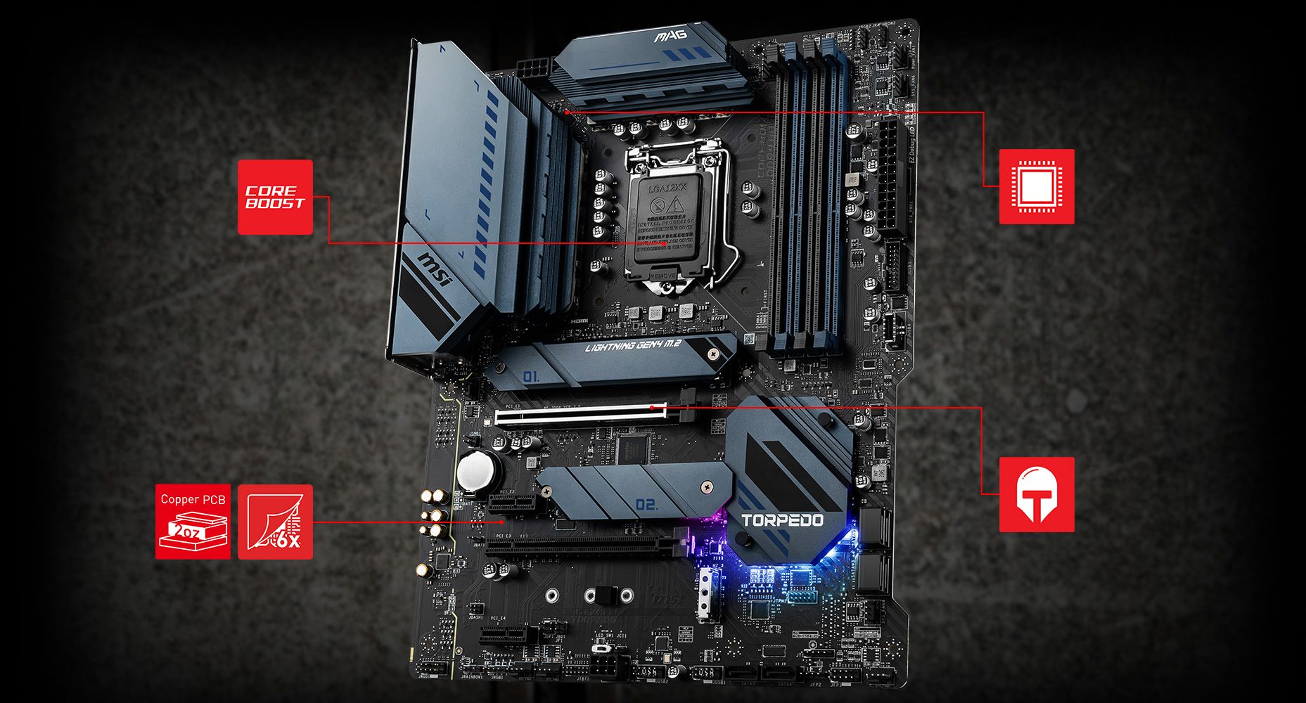 MSI MAG Z590 TORPEDO CORNERSTONE overview