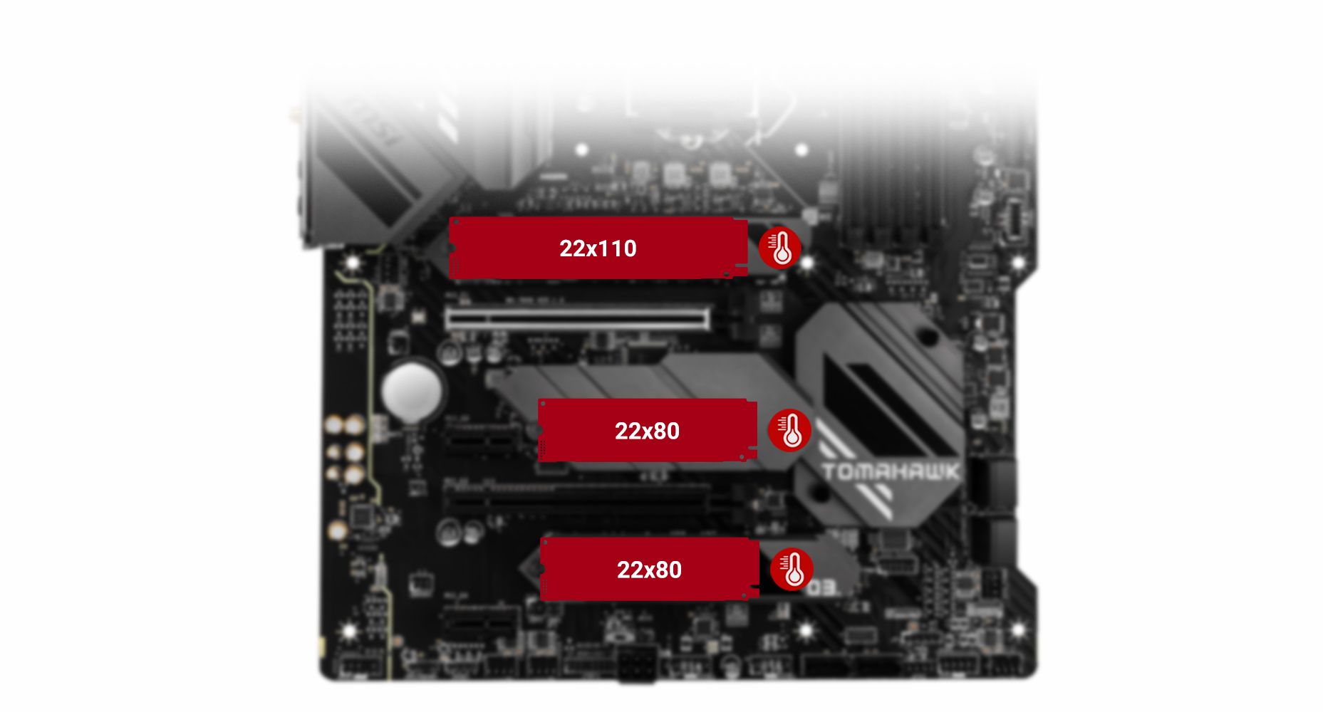 MSI MAG Z590 TOMAHAWK WIFI M.2 SHIELD FROZR