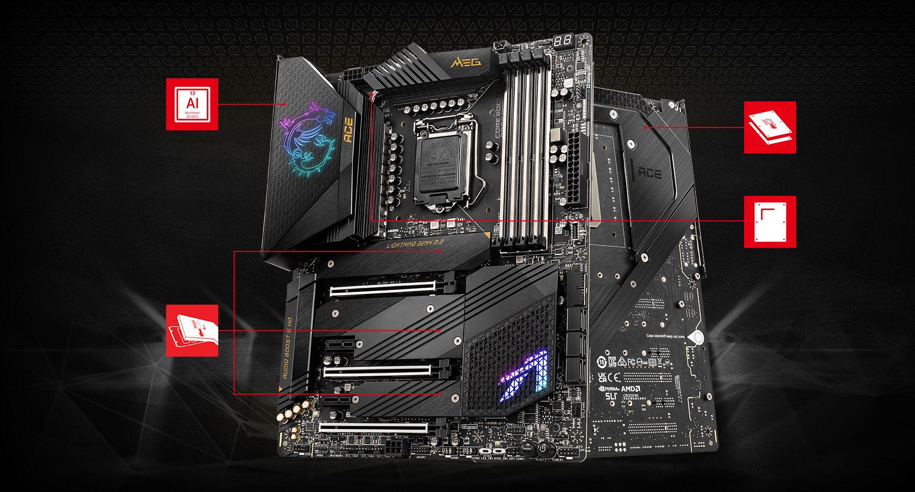 MSI MEG Z590 ACE CORNERSTONE overview