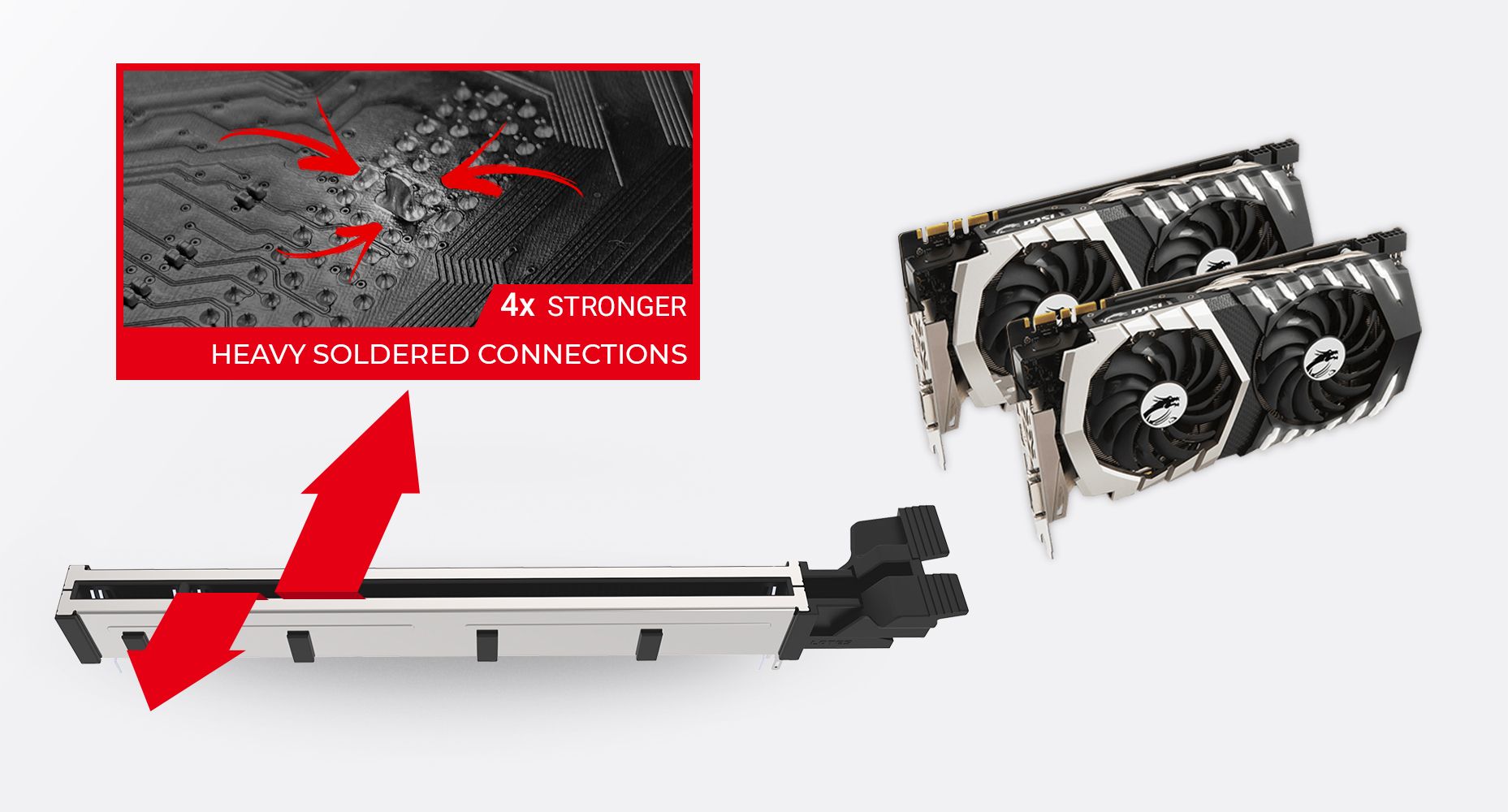 MSI MPG Z590 GAMING EDGE WIFI MULTIPLE GPU SUPPORTS AND STEEL ARMOR