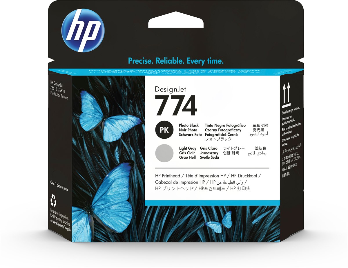 HP  P2W00A (774) FOTOĞRAF SİYAHI - AÇIK GRİ BASKI KAFASI