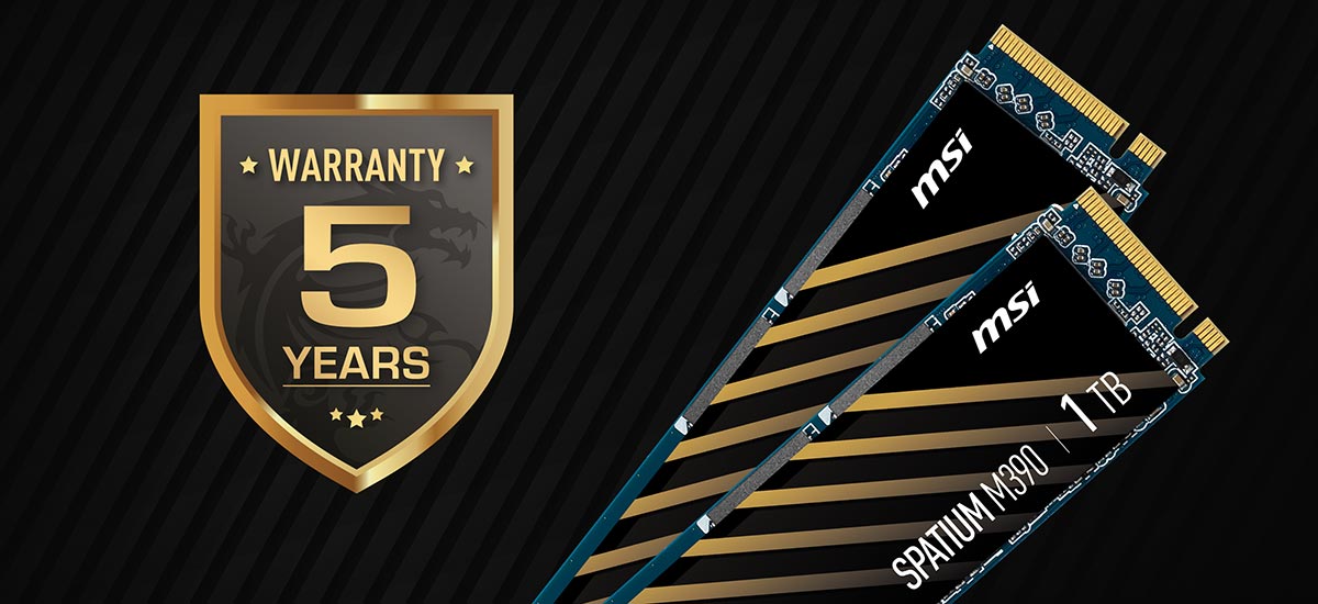 msi ssd 5 year warranty