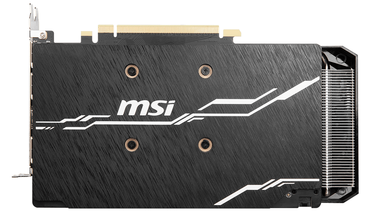Msi RTX 2060 Ventus GP backplate