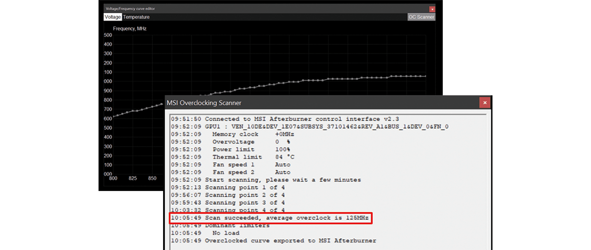 msi oc scanner screen