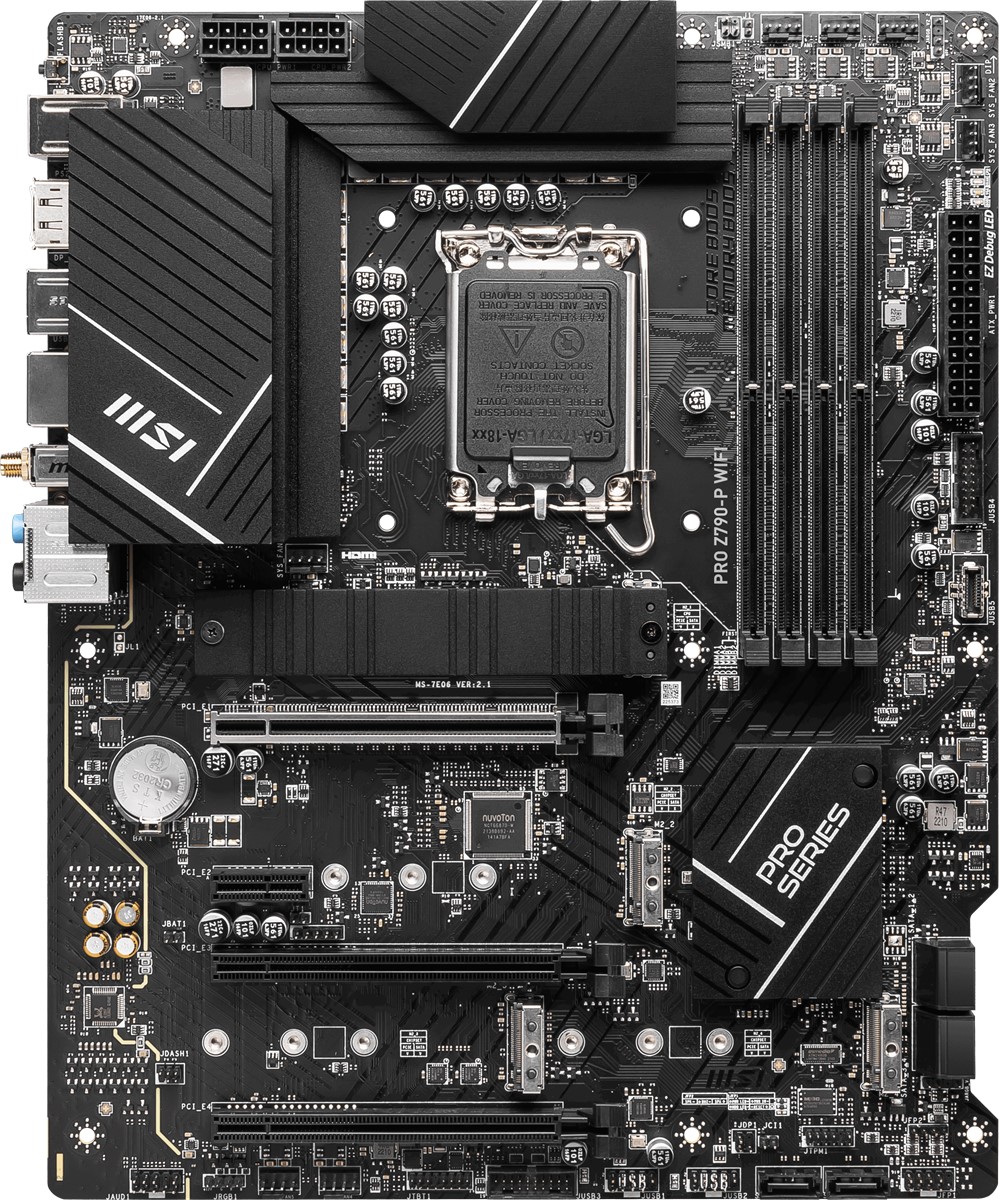 MSI MB PRO Z790-P WIFI SOKET 1700 DDR5 7000MHZ(OC) PCI-E GEN5 M.2 USB3.2 DP HDMI 1X2.5G LAN WI-FI 6E ATX