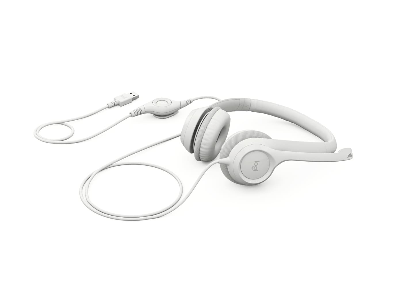 LOGITECH H390 USB GÜRÜLTÜ ÖNLEYİCİ MİKROFONLU KULAKLIK - BEYAZ A-00146 981-001286