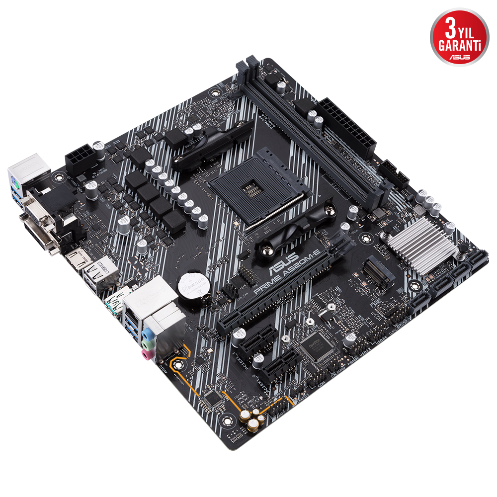 ASUS MB PRIME A520M-E/CSM AMD A520 AM4 DDR4 4400 HDMI DVI VGA M2 USB3.2 MATX ASUS MB 5X PROTECTION III ÜCRETSIZ UZAKTAN YÖNETIM YAZILIMI - 4