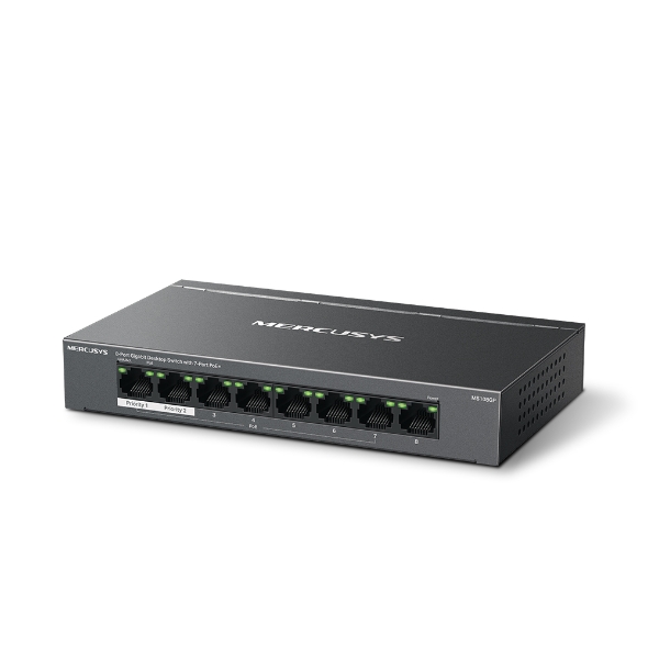TP-LINK MERCUSYS MS108GP 8 PORT 10/100/1000 MASAÜSTÜ SWITCH (YÖNETİLEMEZ) - 2