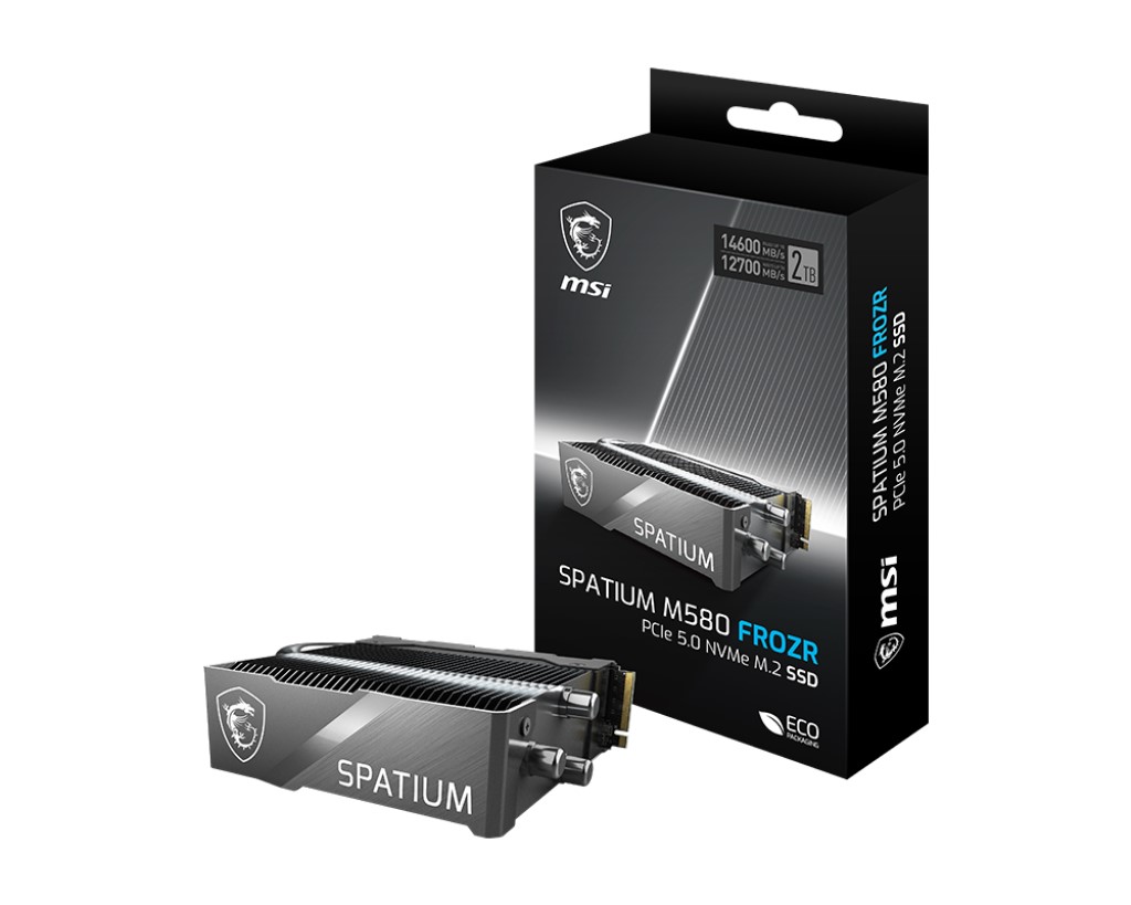 MSI SSD SPATIUM M580 PCIe 5.0 NVMe M.2 2TB FROZR
