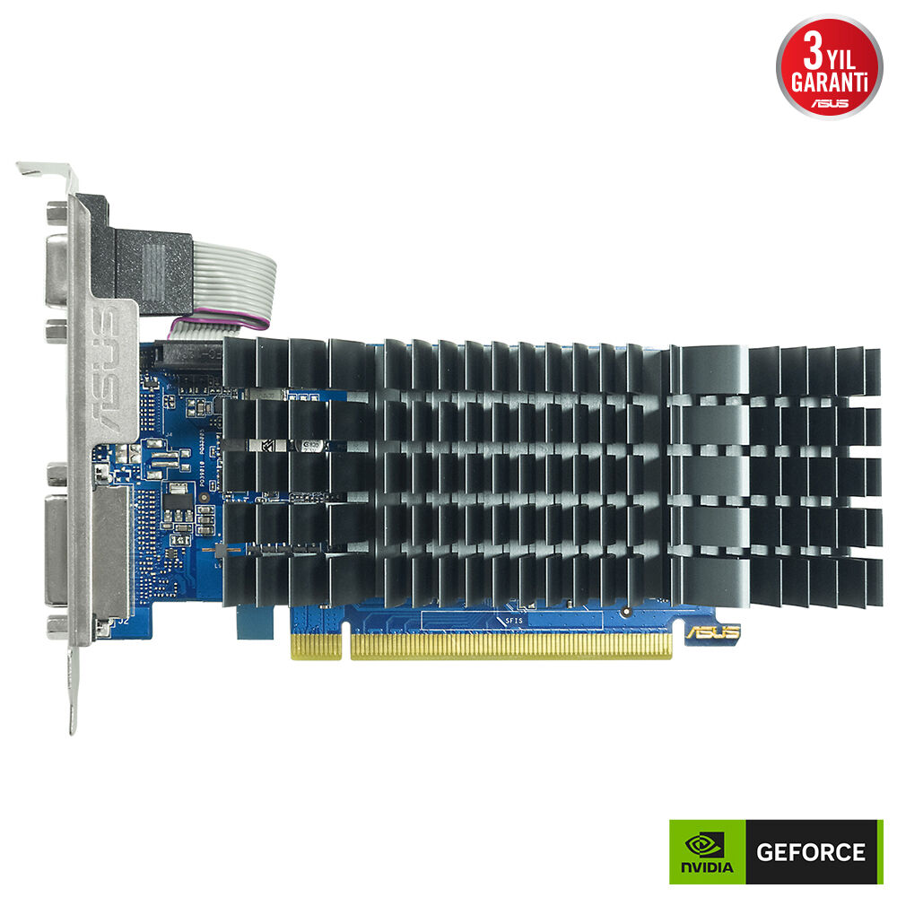 ASUS VGA GT710-SL-2GD5-BRK-EVO-NVIDIA-GEFORCE-GT 710-2GB DDR3-64BIT-954MHZ-DVI-HDMI-LOW PROFILE-EKRAN KARTI - 2