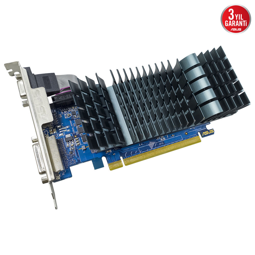ASUS VGA GT710-SL-2GD5-BRK-EVO-NVIDIA-GEFORCE-GT 710-2GB DDR3-64BIT-954MHZ-DVI-HDMI-LOW PROFILE-EKRAN KARTI - 3