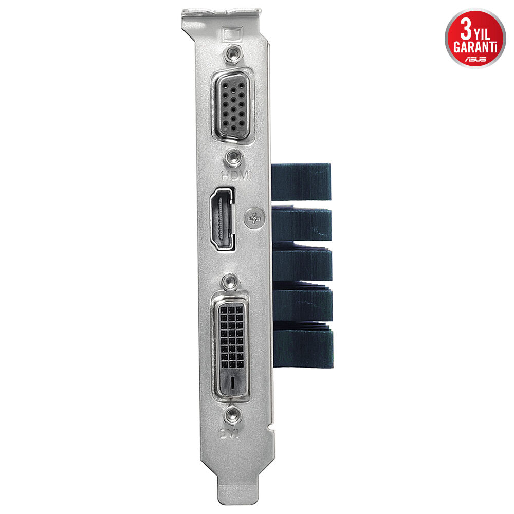 ASUS VGA GT710-SL-2GD5-BRK-EVO-NVIDIA-GEFORCE-GT 710-2GB DDR3-64BIT-954MHZ-DVI-HDMI-LOW PROFILE-EKRAN KARTI - 4