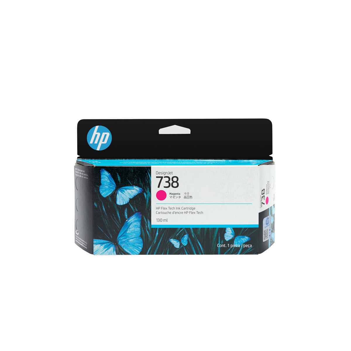 HP 498N6A (738) MACENTA DESIGNJET INK 130 ML