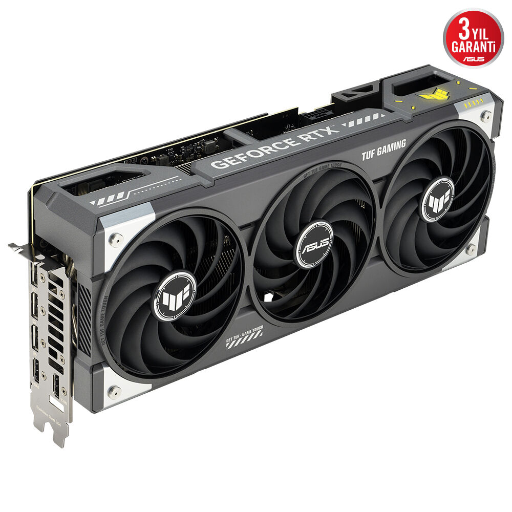 ASUS VGA TUF-RTX5070TI-O16G-GAMING-NVIDIA-GEFORCE-RTX 5070 TI-16GB GDDR7-256bit--OC-2xHDMI-3xDP-RGB-DLSS4 EKRAN KARTI - 4