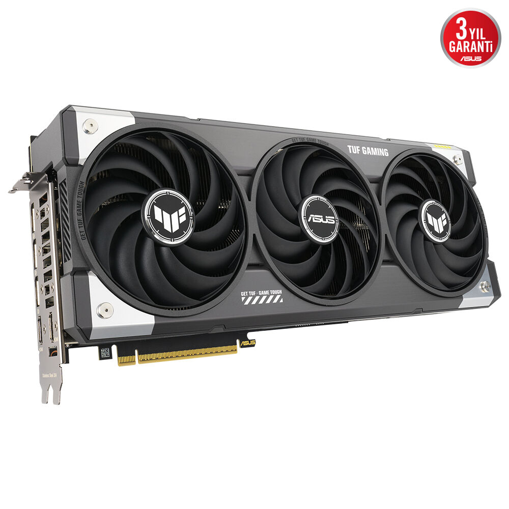 ASUS VGA TUF-RTX5070TI-O16G-GAMING-NVIDIA-GEFORCE-RTX 5070 TI-16GB GDDR7-256bit--OC-2xHDMI-3xDP-RGB-DLSS4 EKRAN KARTI - 6