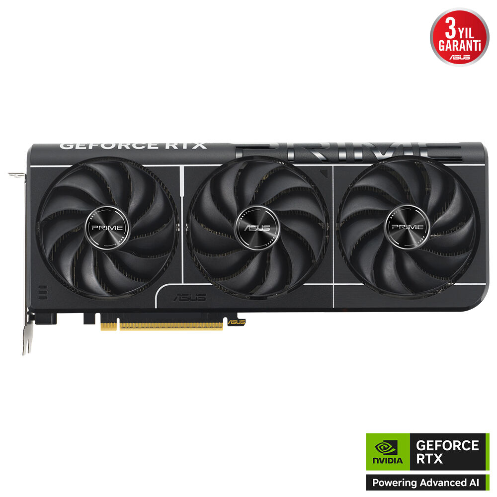 ASUS VGA PRIME-RTX5070TI-O16G-NVIDIA-GEFORCE-RTX 5070 TI-16GB GDDR7-256bit--OC-2xHDMI-3xDP-DLSS4 EKRAN KARTI - 3
