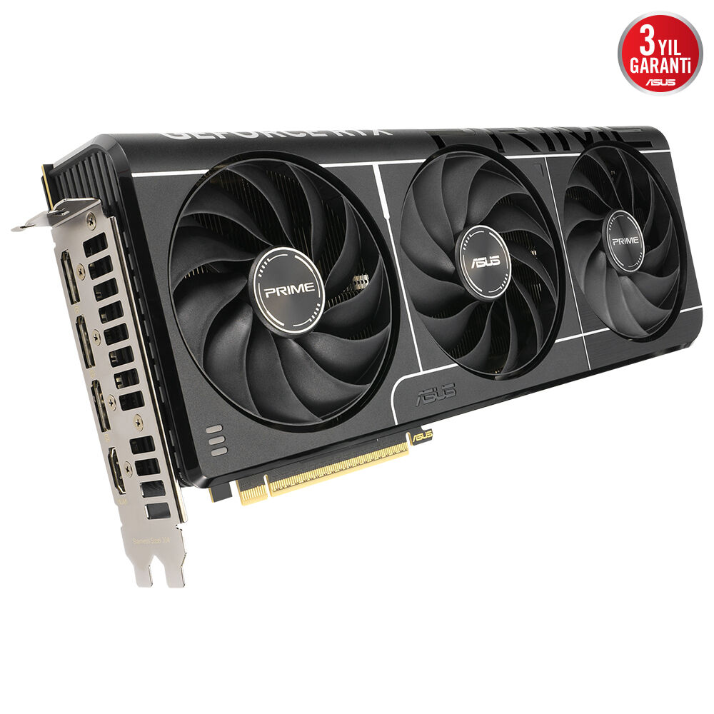 ASUS VGA PRIME-RTX5070TI-O16G-NVIDIA-GEFORCE-RTX 5070 TI-16GB GDDR7-256bit--OC-2xHDMI-3xDP-DLSS4 EKRAN KARTI - 6